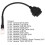 OBD to 4-Pin Adapter Cable Compatible with Yamaha Motorcycles 2