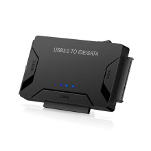 USB 3.0 to SATA and IDE Adapter USB SATA Hard Drive Converter with with Windows XP Vista 7-10