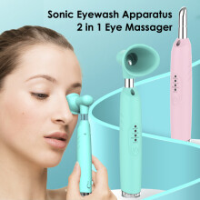 Portable Electric Eye Massager & Sonic Eye Washer - Relaxing Vibrating Massager and Cleansing Tool for Fatigue Relief & Eye Care