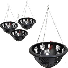4 Pc 14 Inch Hanging Basket Indoor Outdoor Balcony