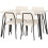 Seconique Marlow & Sheldon Dining Set with 4 x  Chairs 3