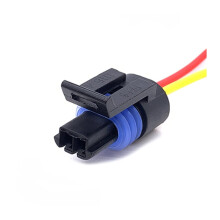 12162190 Oxygen Sensor Connector 2P Wire Harness Female Plug with Secure Locking Tab for Delphi