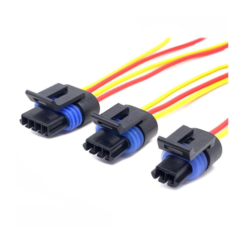 12162190 Oxygen Sensor Connector 2P Wire Harness Female Plug with Secure Locking Tab for Delphi 1