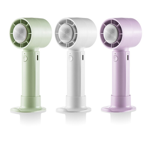 USB wiederaufladbarer tragbarer Ventilator, leiser-Grün 1