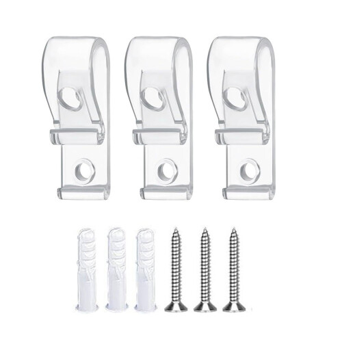 3/8PCS Cordless Blinds Safety Hook Transparent Design Blinds-3