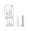 3/8PCS Cordless Blinds Safety Hook Transparent Design Blinds-3 2