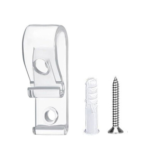 3/8PCS Cordless Blinds Safety Hook Transparent Design Blinds-3 1