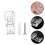 3/8PCS Cordless Blinds Safety Hook Transparent Design Blinds-3 6