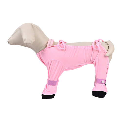 Rainbows Printed Polyester Dog Leg Cover Four Legged-M Pink