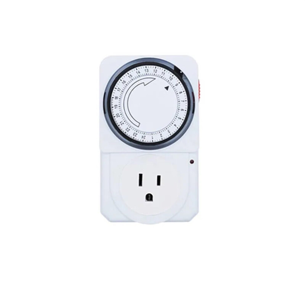 24 Hour Timer Switch Socket 230V 16A Universal Mechanical Timer Plug With 3500W Power Capacity 9771547004691