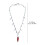 Unique Thorn Crucifix Pendant Chain Gothic Style Accessory For 3