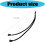 Flexible 3Pin PC Fan Splitters Cable 1 To 2-Black Under 5Pcs 3P 3