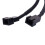 Flexible 3Pin PC Fan Splitters Cable 1 To 2-Black Under 5Pcs 3P 4