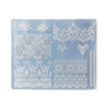 Sturdy Silicone Mold For Nail Art Providing 3D Lace Designs-L