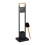 Silla de baño en bambú y acero inoxidable. 6