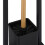 Silla de baño en bambú y acero inoxidable. 9