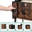 Caja de almacenaje de tela con aspecto de madera, pack de 6 6