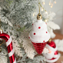 2 Plastic Christmas Tree Baubles Christmas Tree Decor Christmas Baubles Ornaments Xmas Tree Decor