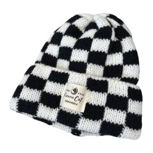 Caipíní Beanie Cniotáilte do Mhná, Hata Te Geimhridh le Cloigeann Breac, Caipín Cloigeann Leaisteach Slútach, Cosaint Cluas