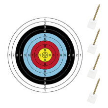 Perni per bersaglio da tiro con l'arco, marcatore di posizione del bersaglio compatibile con strumenti per sport all'aria aperta, riutilizza