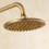 Κλασική κεφαλή ντους με τεχνολογία ψεκασμού βροχής, που προσφέρει μια ανα 1