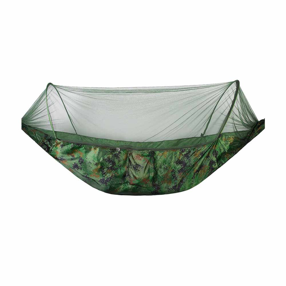 Camping Hammock With Mosquito Net,Outdoor Travel Swing Sleeping Hammock Compatible With Hiking Backpacker 3564946436974