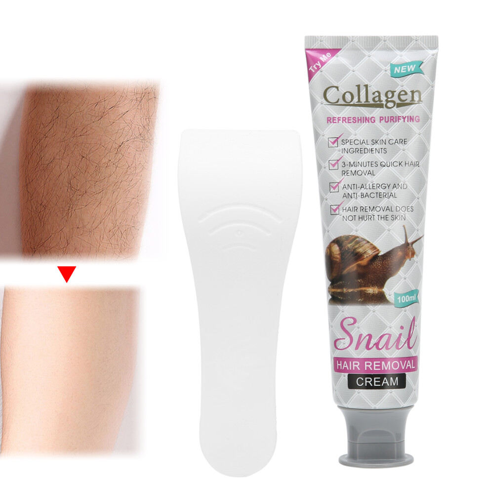 Cream 100Ml Snail Collagen Hair Removal Face/Body