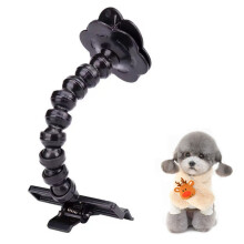 Selfie Stick Compatible with Pet Lovers, Portable Design Flower Shape Clip Treat Holder Compatible with Engaging Perfect Pet Photos On Smart
