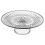 Glass Cake Display Stand Tray: Footed Cake Plate Server Party Serving Tray 1