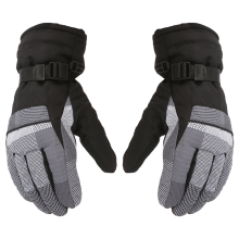 Winter outdoor riding motorcycle floral stitching non-slip warm winter cold ski gloves