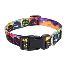 Halloween pet collar multi-color adjustable size Compatible with small, me