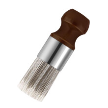 Furniture Wax Brush for Even Salve Application, Soft Bristles and Comfortable Wooden Handle for Wood and Leather