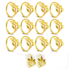 Gold Stoffservietten Metall Serviettenschnallen Serviettenringe, 14 Stück Serviettenringe Gold, Napkin Rings Für Thanksgiving Hochzeitsfeier