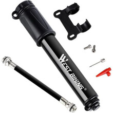 Superschnelle Fahrradpumpe, tragbare Fahrradreifenpumpe mit hohem Druck, kompatibel mit schnellem Aufpumpen, geeignet für alle Fahrradtypen,