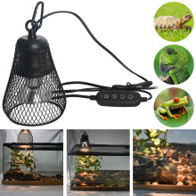 50W Reptile Pet Terrarium Brooder Heating Light UVA UVB Dimmable Heat Lamp Compatible with Lizard Snake Turtle