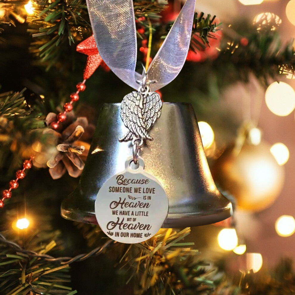 Christmas Ornaments Angel Bell Christmas Tree Ornament Hanging Memorial Ornament Gift 3564946444467