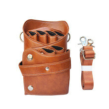 Scissor Pouch, Real Leather Salon Barber Hairdressing Scissor Holster Hair Stylist Tools Bag