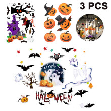 Halloween Scene Creator, Light Color Reversible Decoration Adheres To Smooth Surfaces, Ideal Compatible with Festive Ambiance