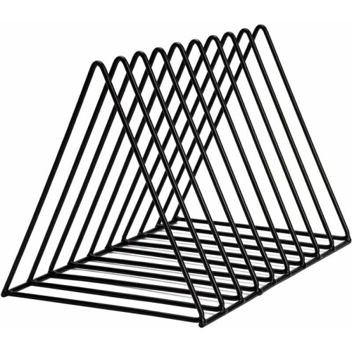 Presente ideal, compatível com decoração de escritório e casa: porta-arquivos triangular com design moderno e robusto e elegante acabamento 2