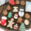 4 Pcs Christmas Biscuits Cutters Set Christmas Tree Snowman Gingerbread Egg Stamper Spring Loaded Handle Cutter 5