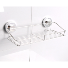 Chrome Finish Shower Storage, Floating Shelves with Full Drainage System, Easy Installation Removable Wall Mounted Compatible with Bathroom