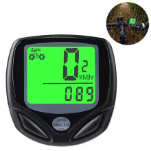 Odômetro para bicicleta com visor retroiluminado, seu companheiro de pedalada confiável.