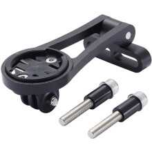 Support avant pour compteur de vélo en alliage d'aluminium avec intégration pour caméra d'action et accès sans couture. Compatible avec les