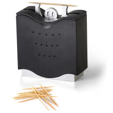 Presente ideal para amantes de gatos: o dispensador de palitos de dente durável e funcional garante fácil acesso a palitos de dente comuns,
