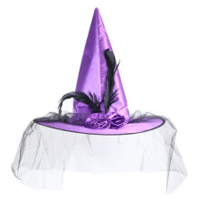 Halloween Witch Hat Compatible with Party,Witch Hats ,Women's Witch Hats A