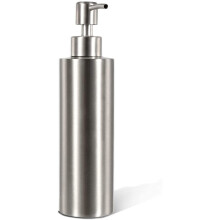 Rostfreier, einzigartiger und stilvoller Flüssigkeitspumpenspender aus Edelstahl, kompatibel mit Küche und Bad (350 ml).