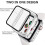 Case Compatible with Apple Watch Series 5/4 / Tempered Glass Protective 4