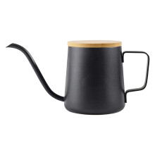 Cafetieră cu picurare, ceainic de cafea cu capac, din oțel inoxidabil, cu gât de lebădă, cafetieră, bar, cadou, barista
