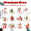 Christmas Paper Straws Holiday Theme 24-Pack 5