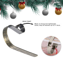 Christmas Stocking Holder, Fireplace Hooks Hanger, Compatible with Party Christmas Decoration Supplies